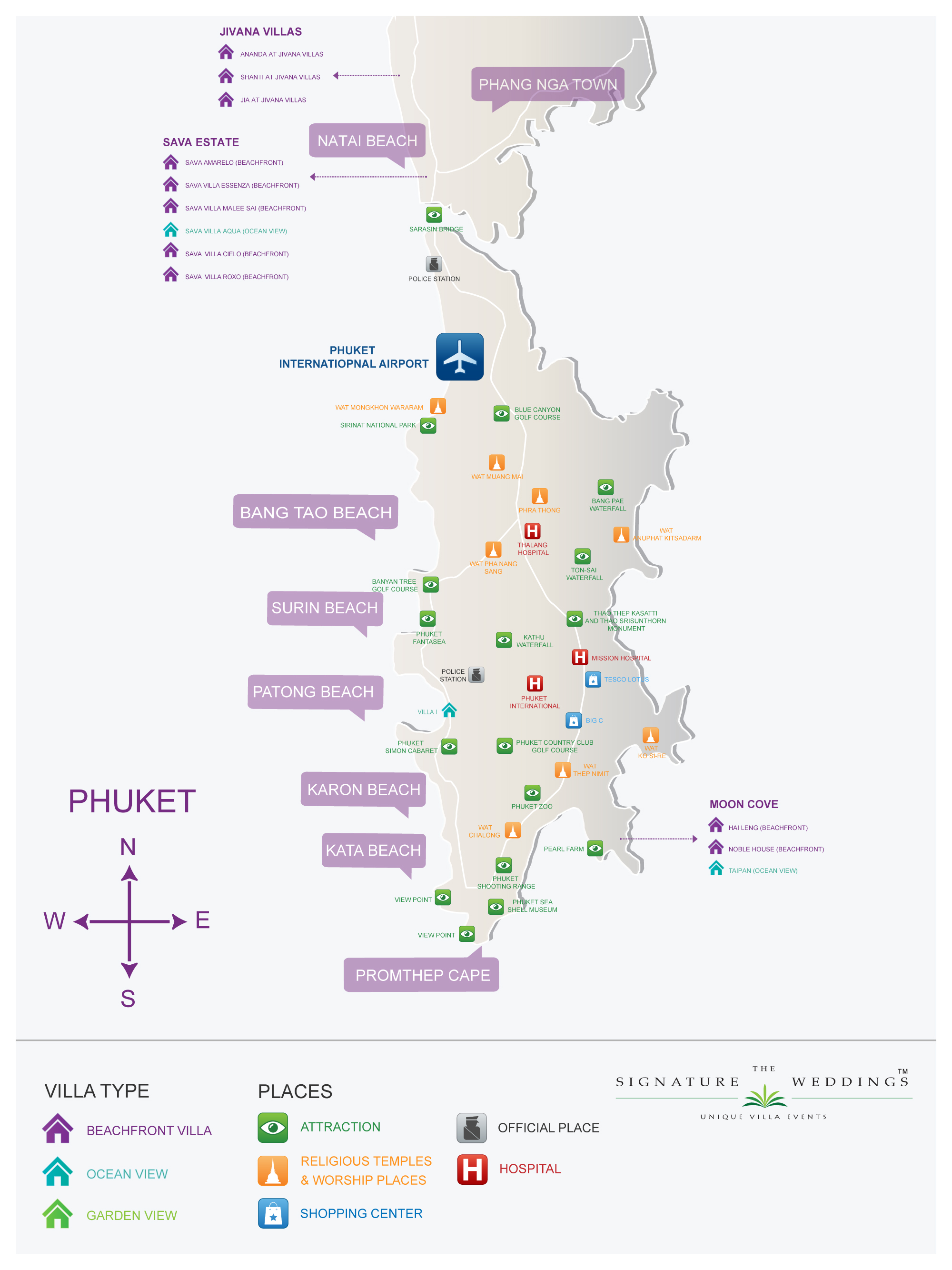 Map of Phuket